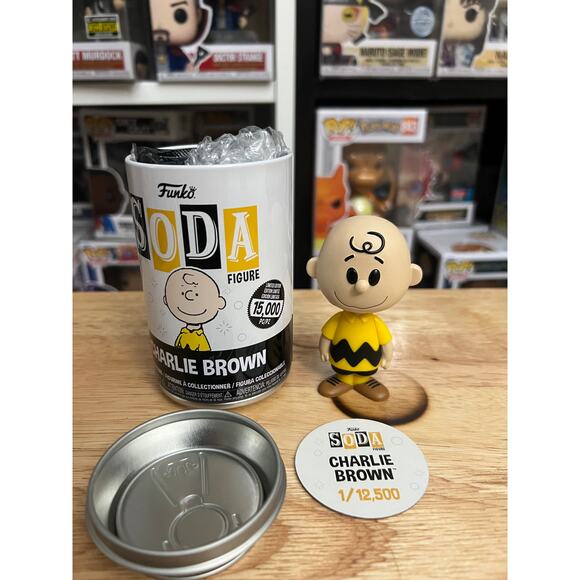 EXCLUSIVE LIMITED EDITION Charlie Brown Funko Soda Peanuts Cartoon Comics Strip - Picture 1 of 2